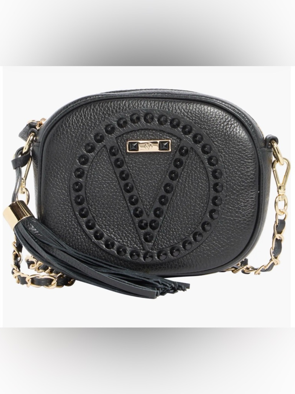 VALENTINO BY MARIO VALENTINO Nina Rockstud Leather Crossbody Bag NWT Dust Bag
